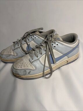 Nike Men's Low-Top Sneakers in Light Blue and Gray